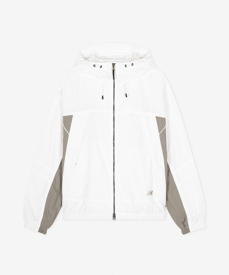 NBNAG21303 / UNI 740 Shifted 우븐 자켓 (LIGHT BEIGE)