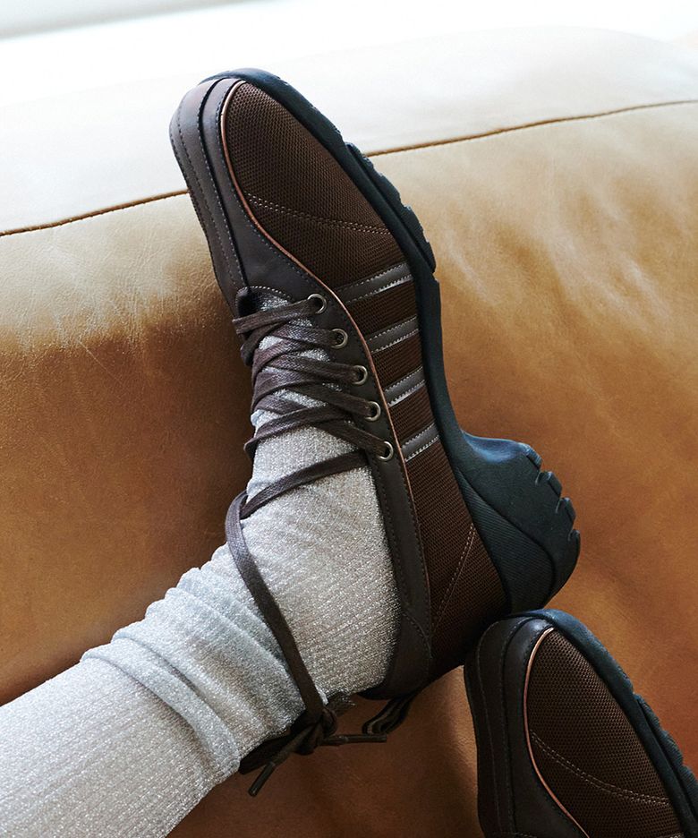 BLISS HEEL LACEUP SNEAKERS - 3 colors