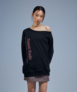[하경PICK] BGBB Stud Point Off Shoulder MTM (Black)