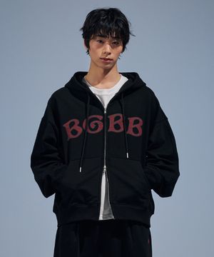 [하경PICK] BGBB Zip-Up Hoodie (Black)