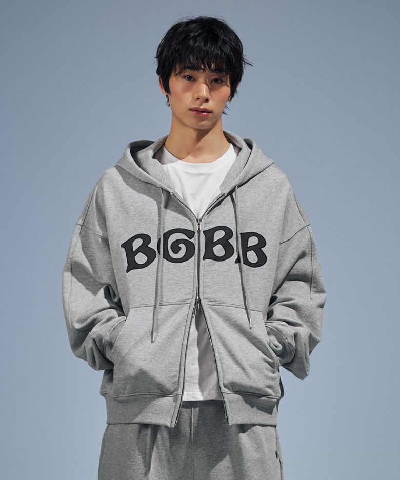 BGBB Zip-Up Hoodie (Gray)