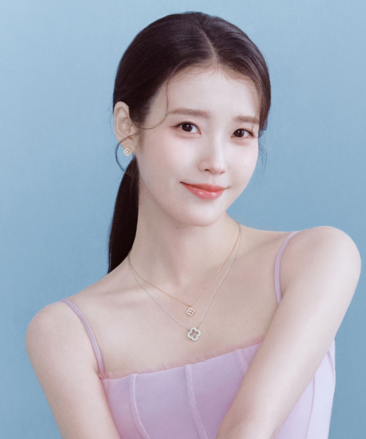 제이에스티나(JESTINA) CLOVIA 목걸이 (JJCLNQ6B1141SW420)