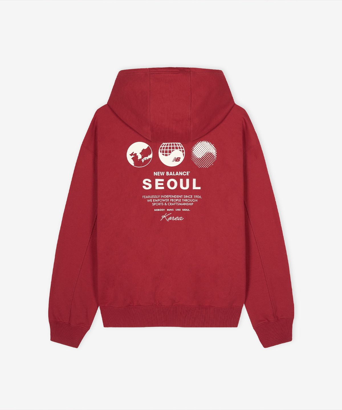 뉴발란스(NEW BALANCE) NBN0G2A013 / UNI NB 서울 글로벌 익스클루시브 후드티 (RED)
