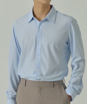 남성 링클프리 프리덤 셔츠 [체크블루]_CZ5SH200