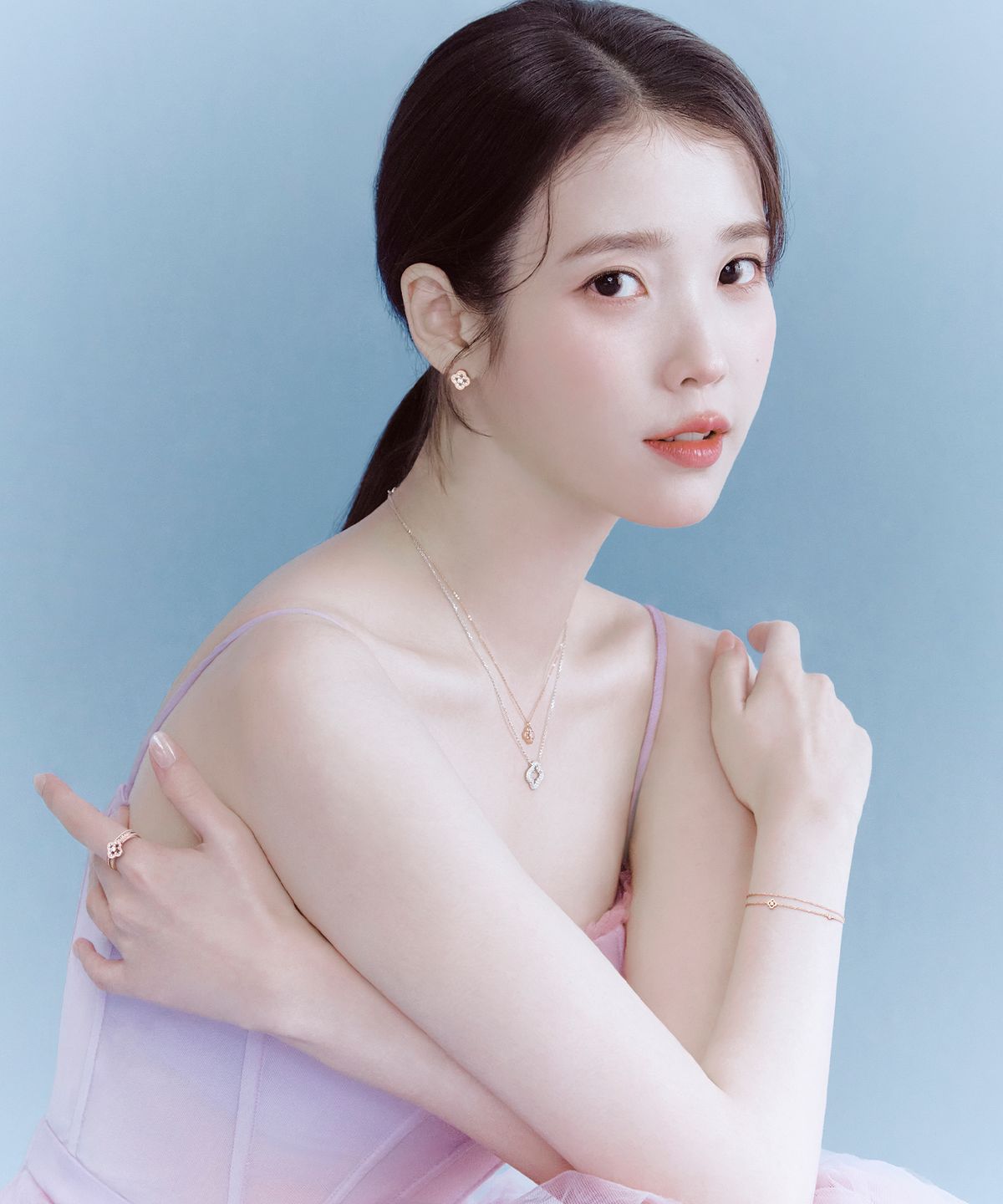 제이에스티나(JESTINA) CLOVIA 14K 팔찌 (JJCLBQ6B1145R47S0)