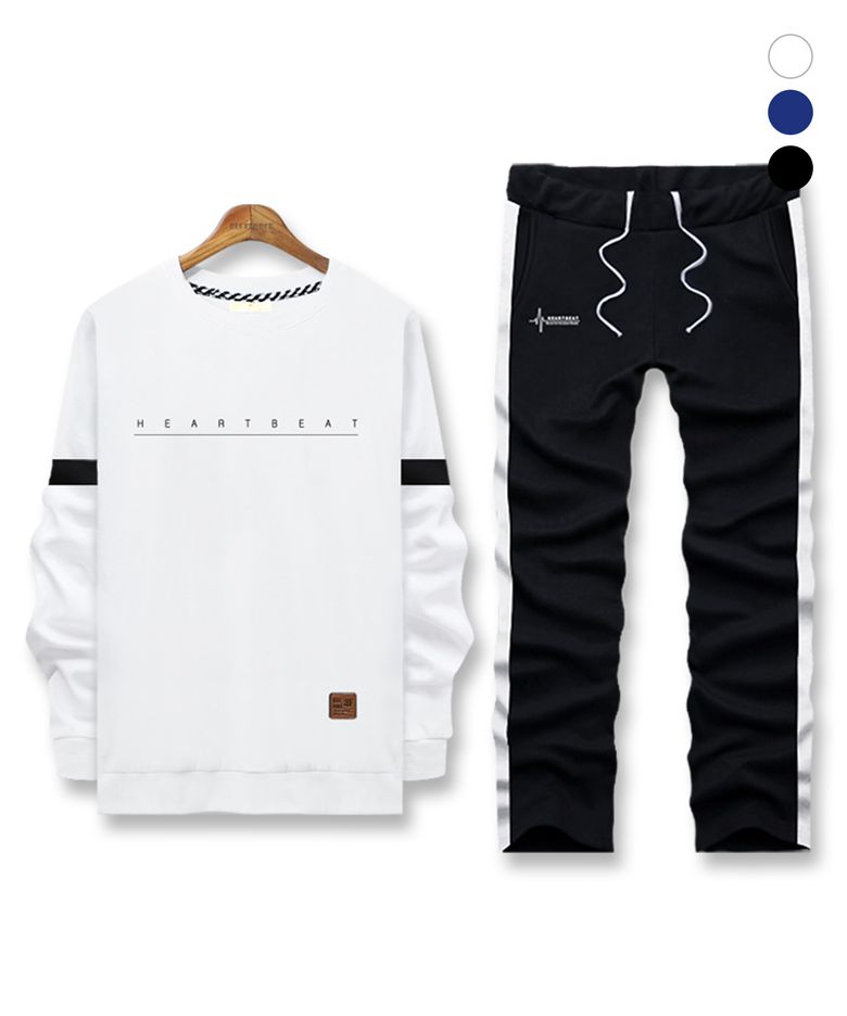 [SET] 텔링스 맨투맨 데일리 스웨트 트레이닝 세트