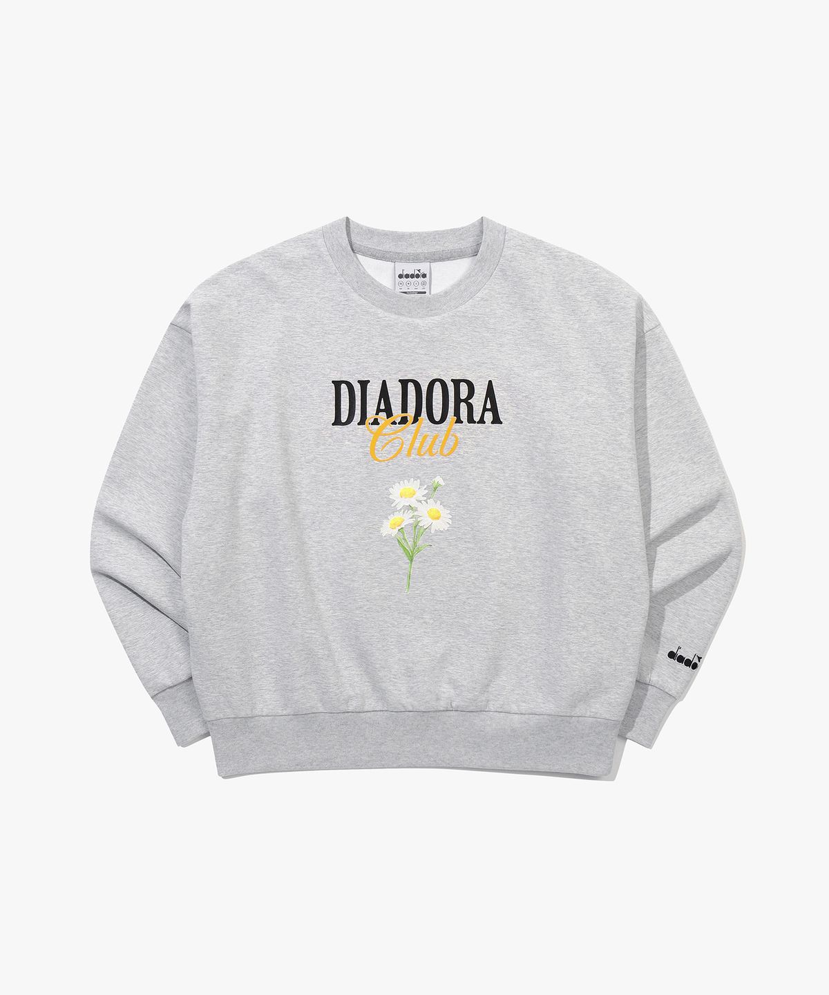 디아도라(diadora) 블루밍 맨투맨 우먼 멜란지그레이 MELANGE GREY