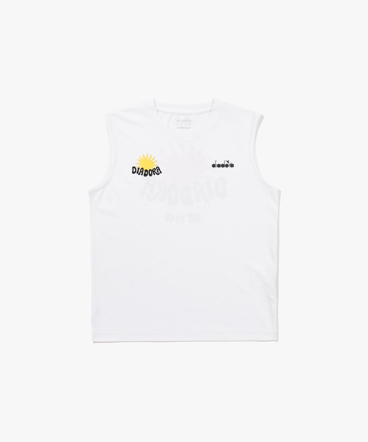 디아도라(diadora) SUN 그래픽 에어텍스 슬리브리스 화이트 OFF WHITE