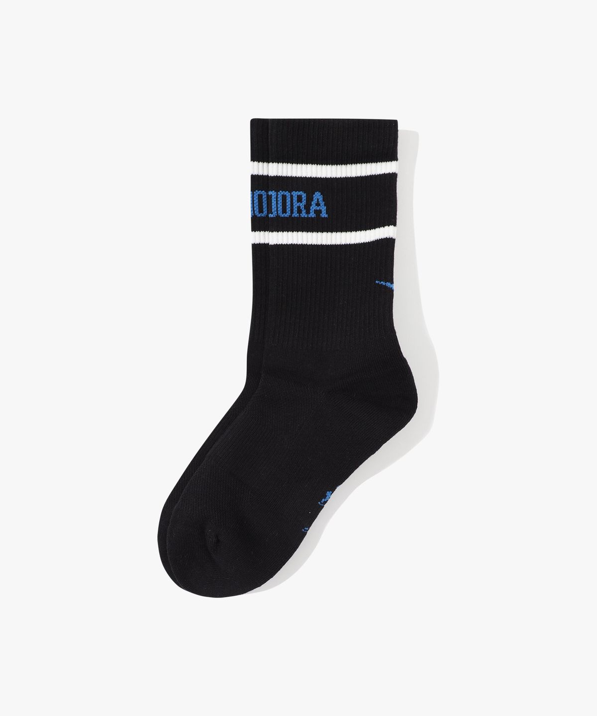 디아도라(diadora) 컬러 크루 삭스 블랙 BLACK