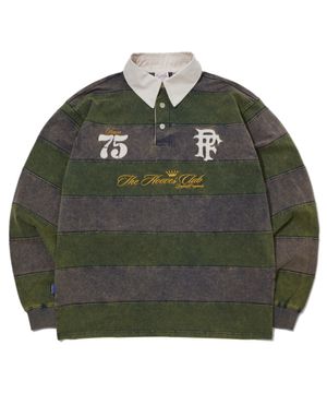 클래식 스트라이프 럭비 티셔츠 그린_FS1KT31U