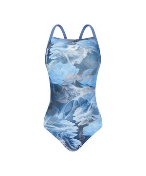 블루밍미스트 원피스 더블 크로스 스트랩 타이백 A6SL1LO63BLU