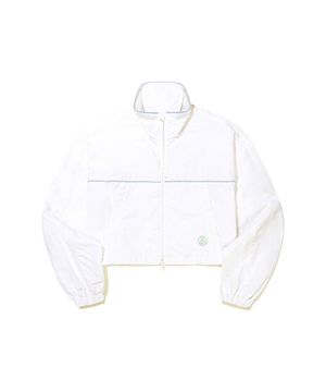 두들 체리 우븐 윈드브레이커 [화이트]