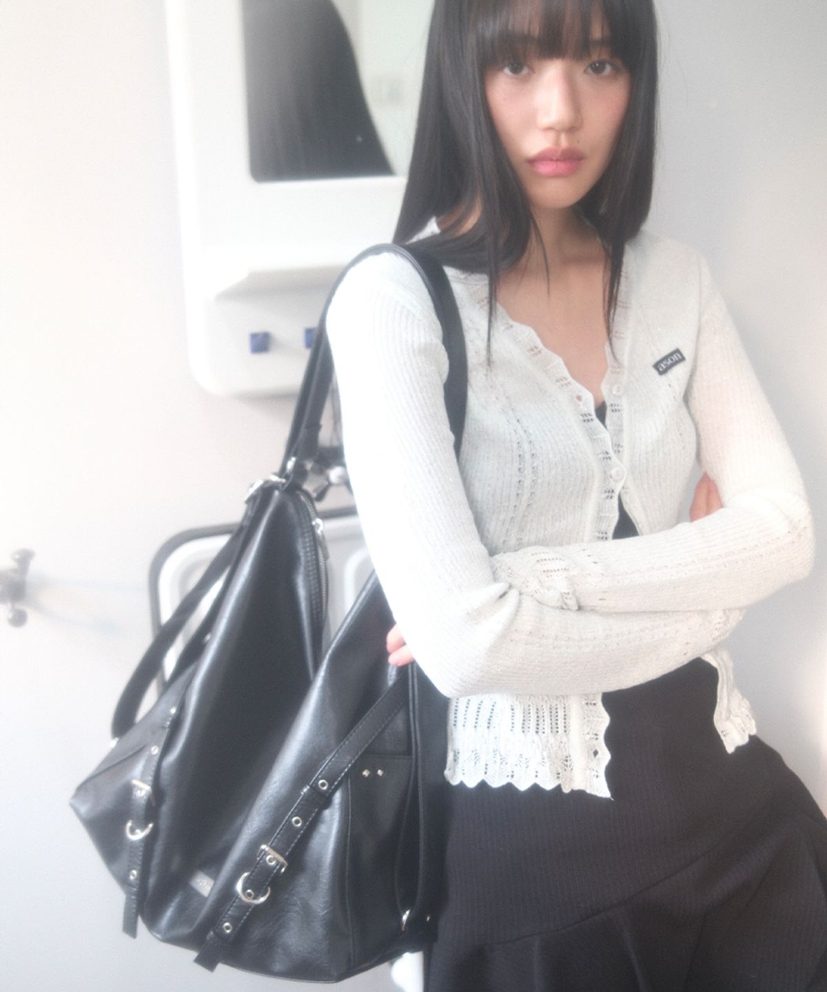 애즈온(ASON) DAY DUAL BAG / BLACK