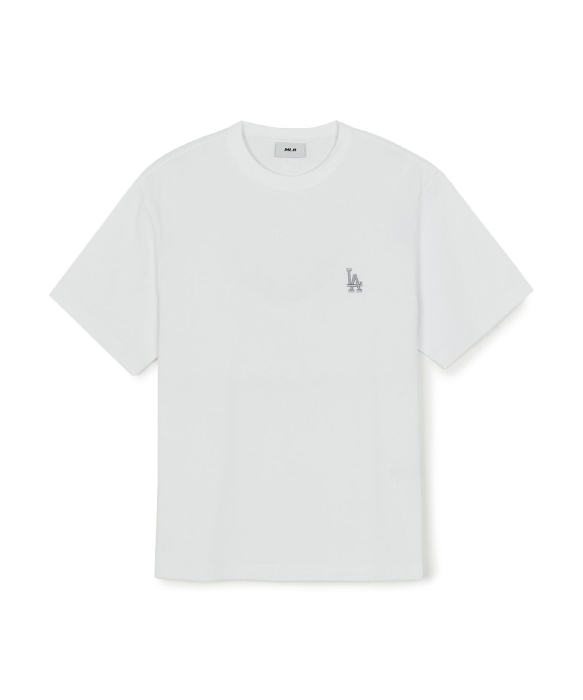 엠엘비(MLB) 베이직 헤비웨이트 오버핏 반팔 티셔츠 LA (White)