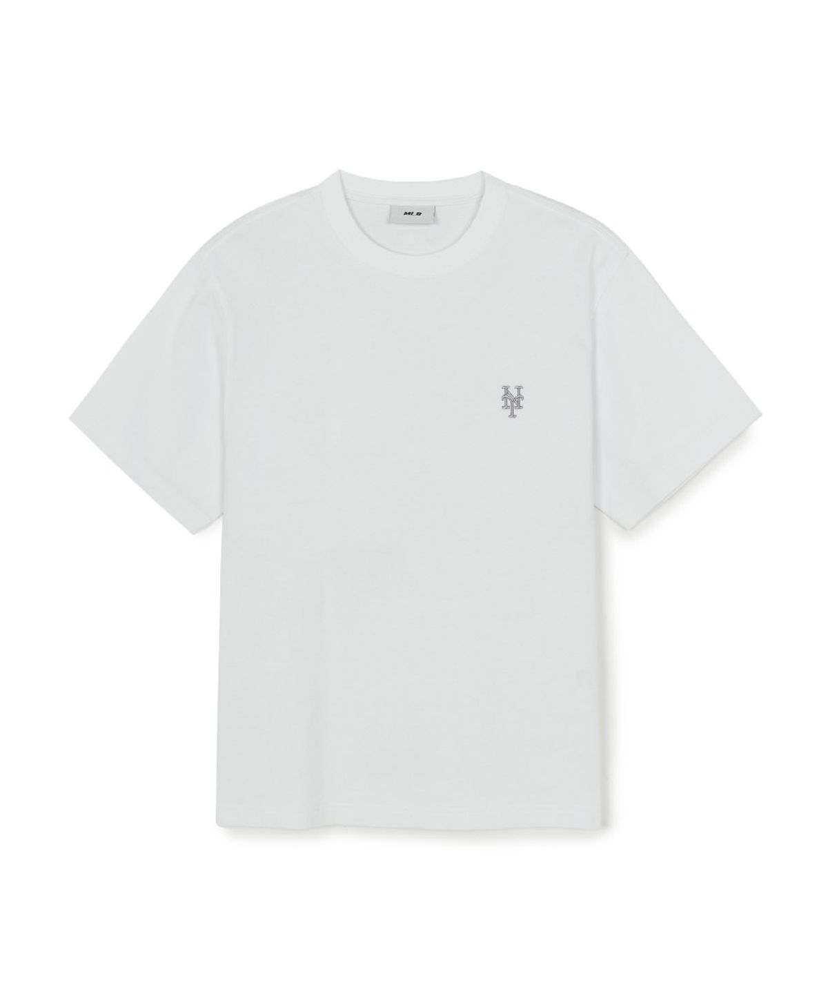 엠엘비(MLB) 베이직 헤비웨이트 오버핏 반팔 티셔츠 NYM (White)
