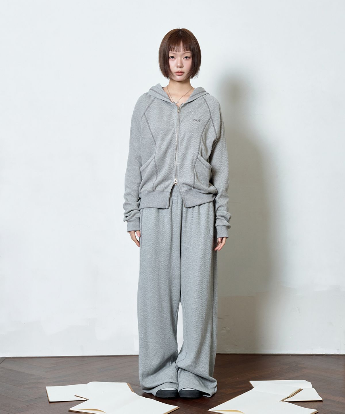 애즈온(ASON) BUNNY TRAINING PANTS / GRAY