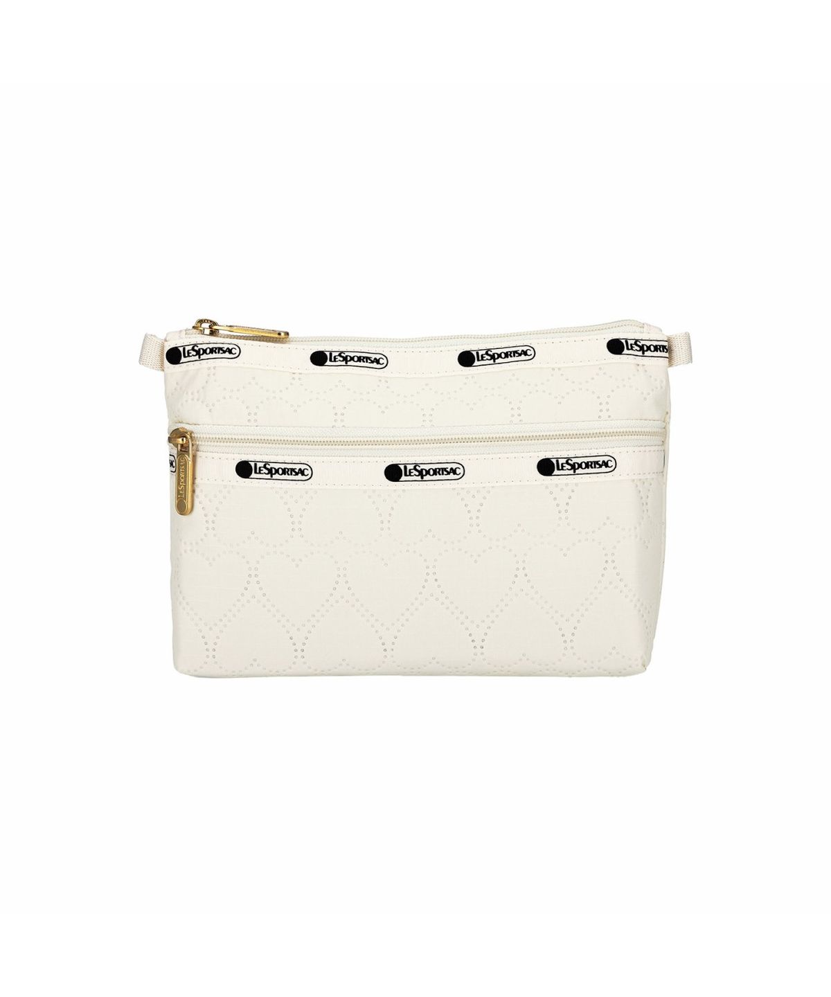 레스포색(LESPORTSAC) 에크루 하트 데보스 코스메틱 클러치 [7105.HE64]