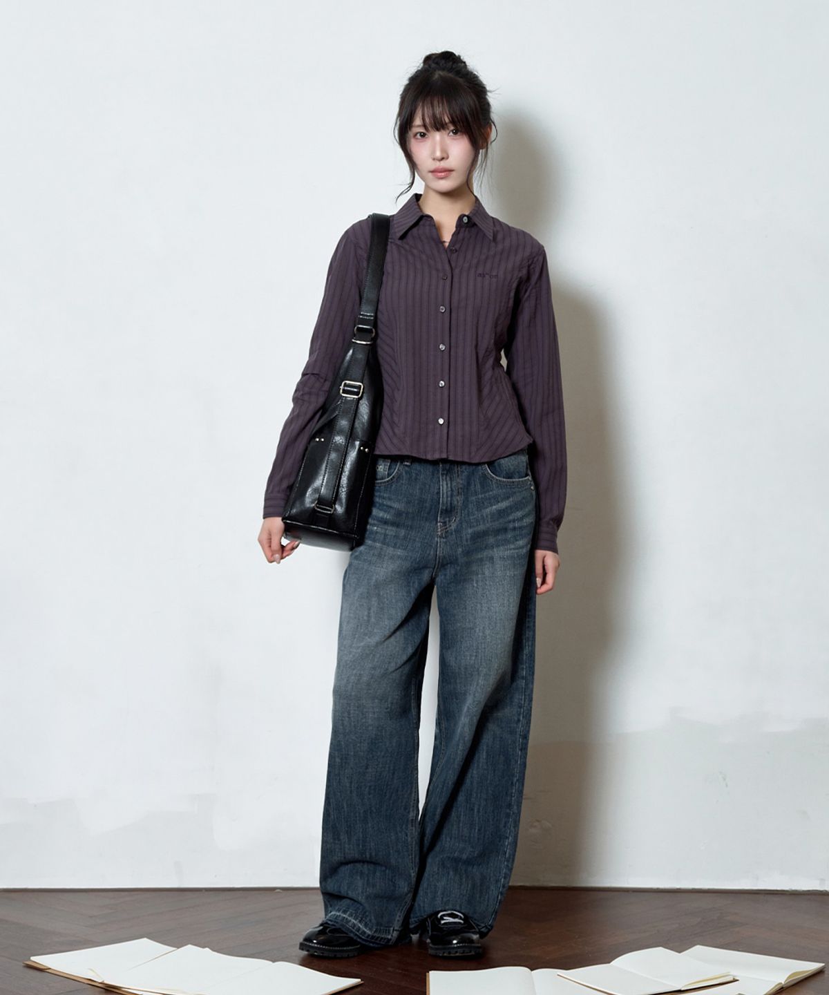 애즈온(ASON) FADE DENIM WASHING PANTS / BLUE