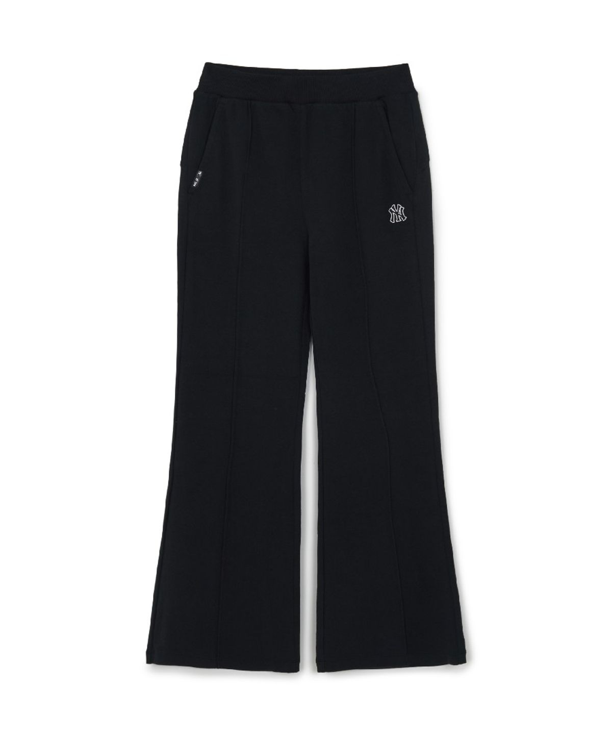 엠엘비(MLB) 여성 베이직 스몰로고 플레어 팬츠 NY (Black)