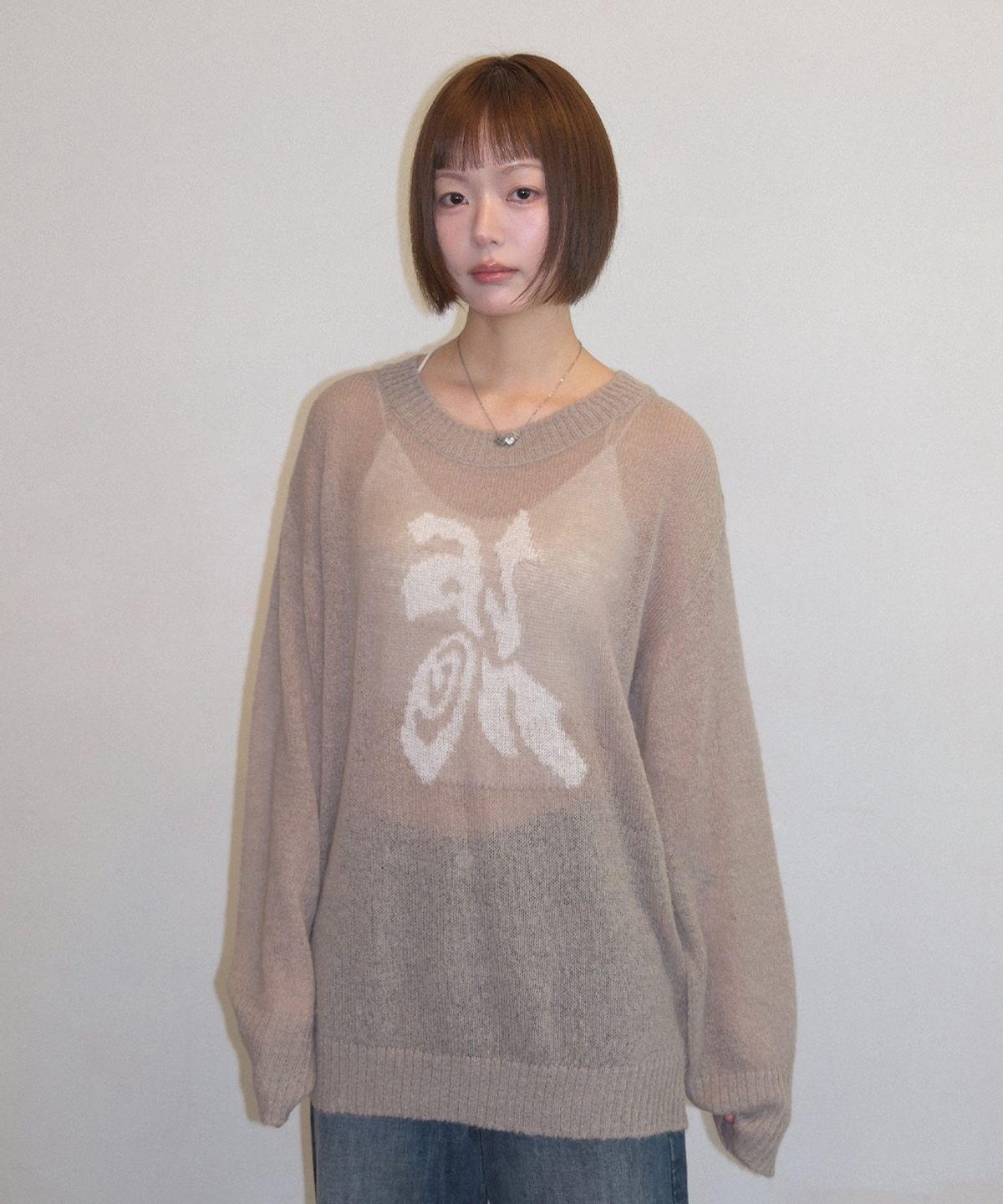 애즈온(ASON) MAZE KNIT / BEIGE