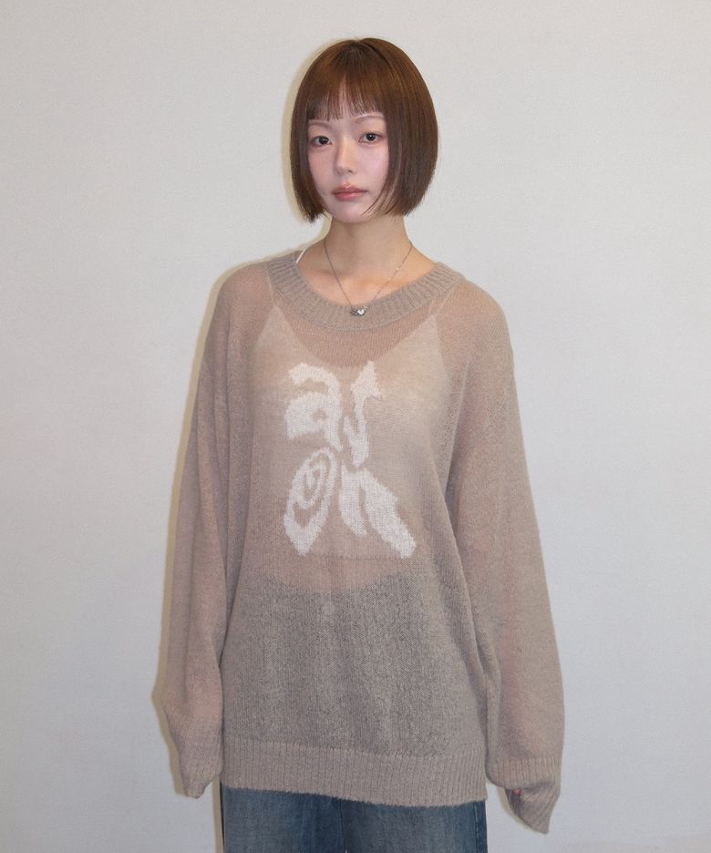 MAZE KNIT / BEIGE