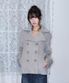 FOY BUTTON SHORT COAT / GRAY