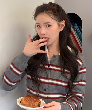 [W][ON]스트라이프 라운드넥 데일리 가디건 - 3color