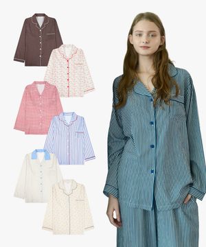 [SET] 클린핏 커플잠옷 긴팔 파자마 상하의 세트  균일가 모음전(10종 택1)