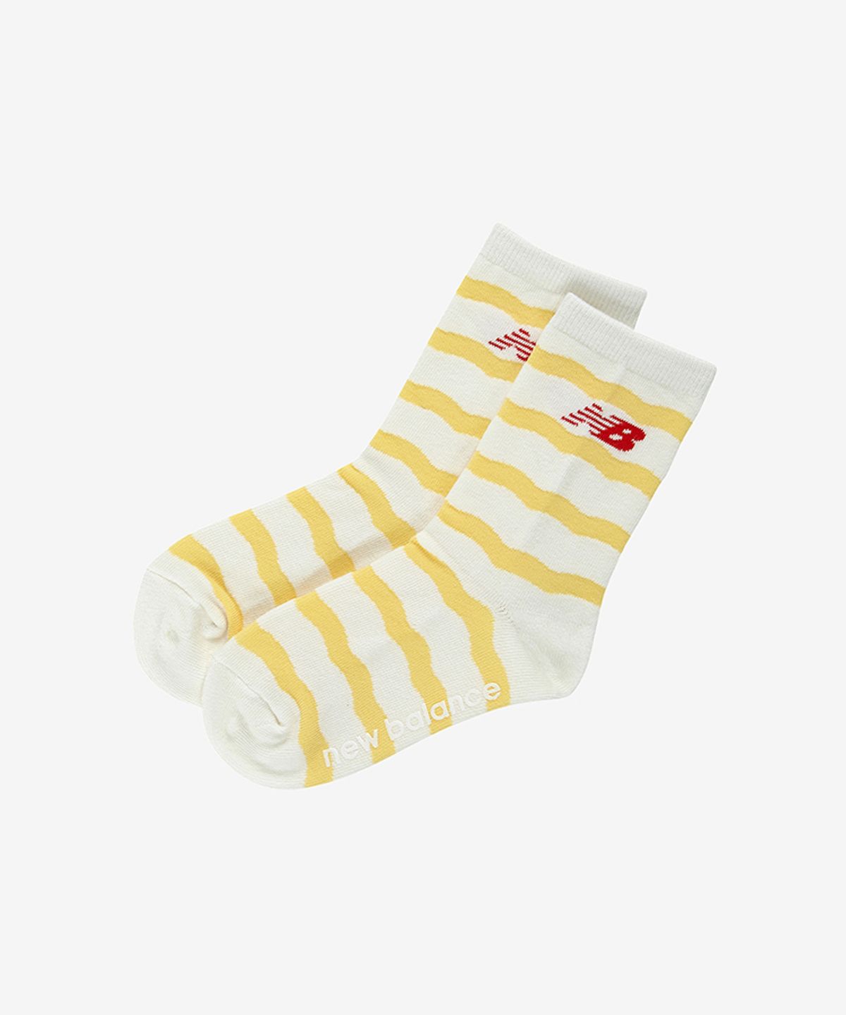 뉴발란스 키즈(NEWBALANCEKIDS) 물결 스트라이프 아동 장목 양말 NK8EGS104U30