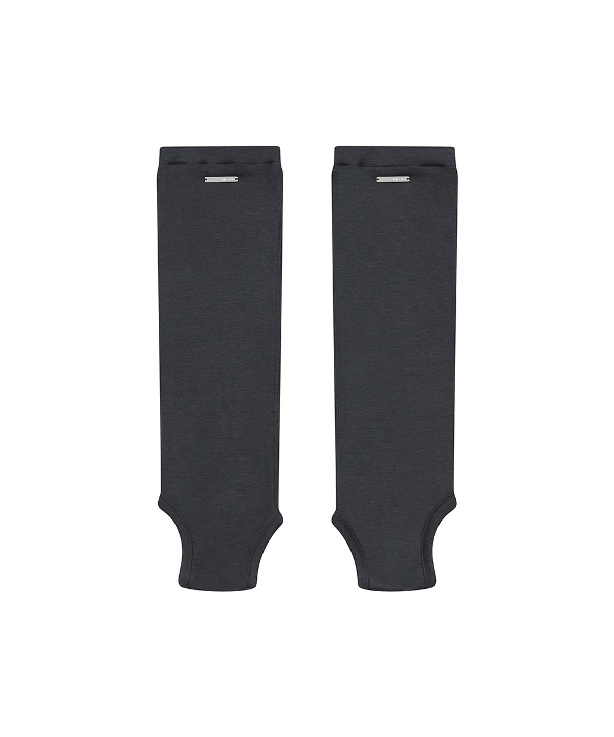 미세키서울(MISEKI SEOUL) Open toe sheer knee socks CHARCOAL
