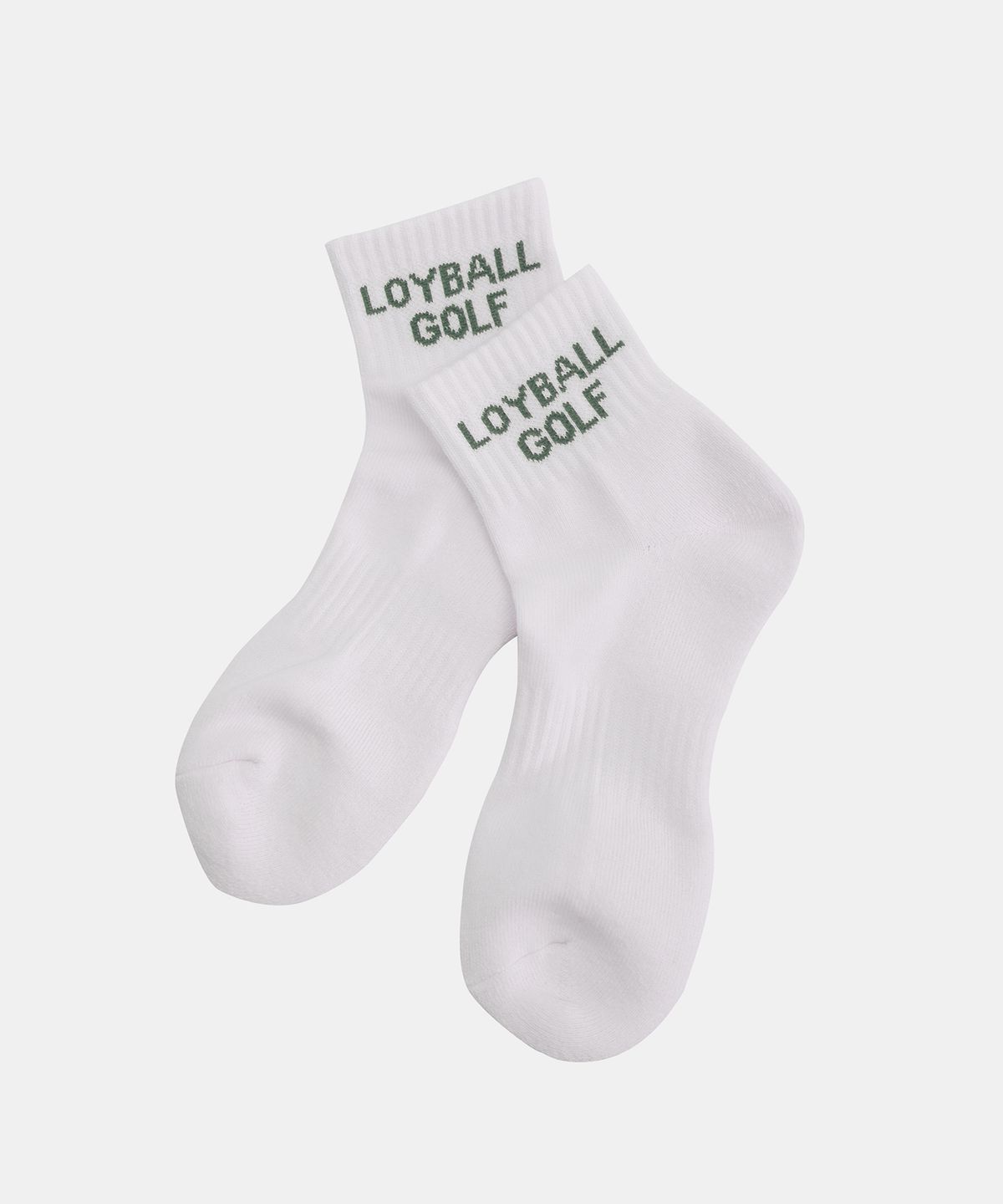 로이볼 골프(LOYBALLGOLF) Low Cut Socks Man - Green Logo