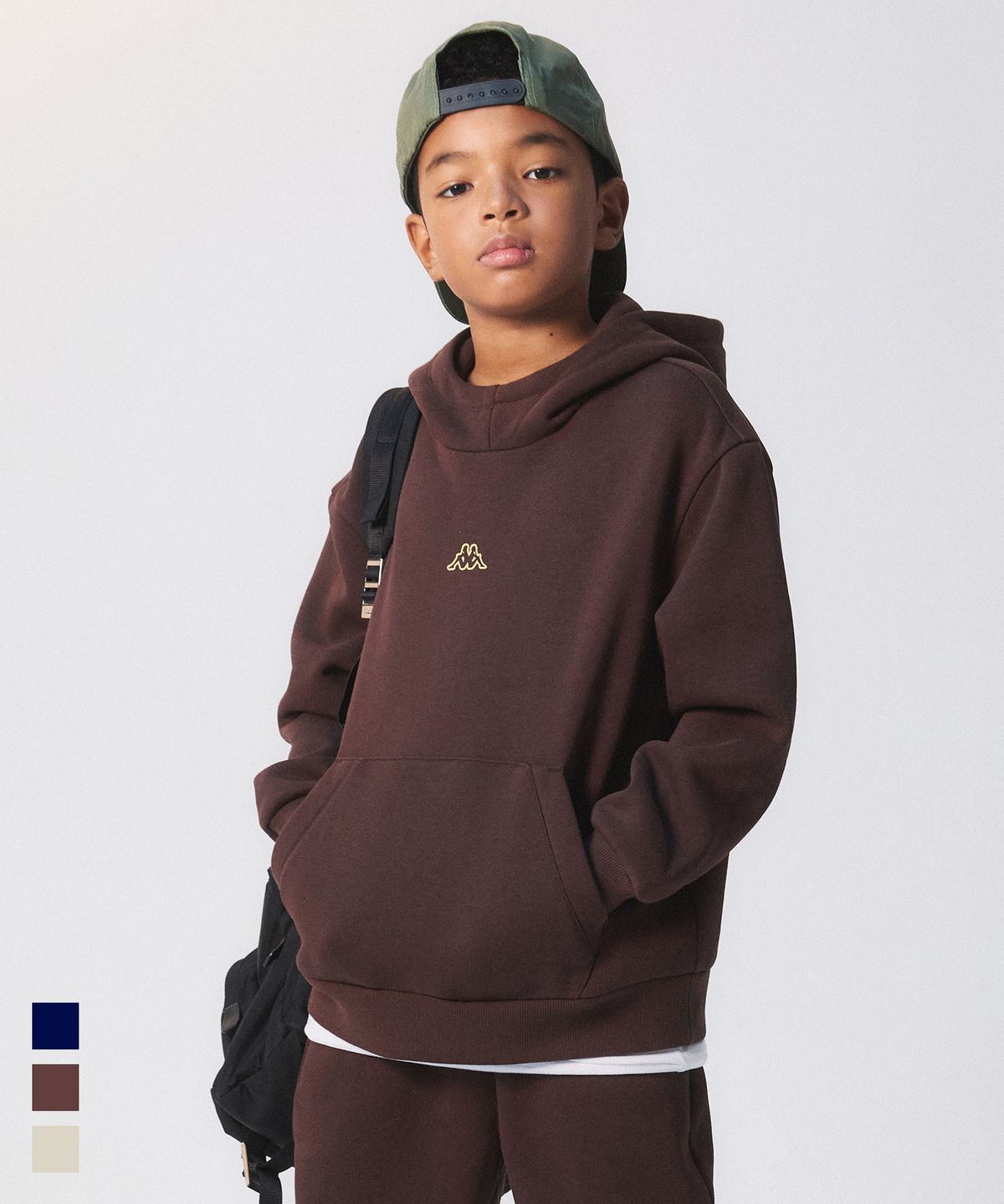 카파키즈(KAPPA KIDS) 포켓 후드티 3color