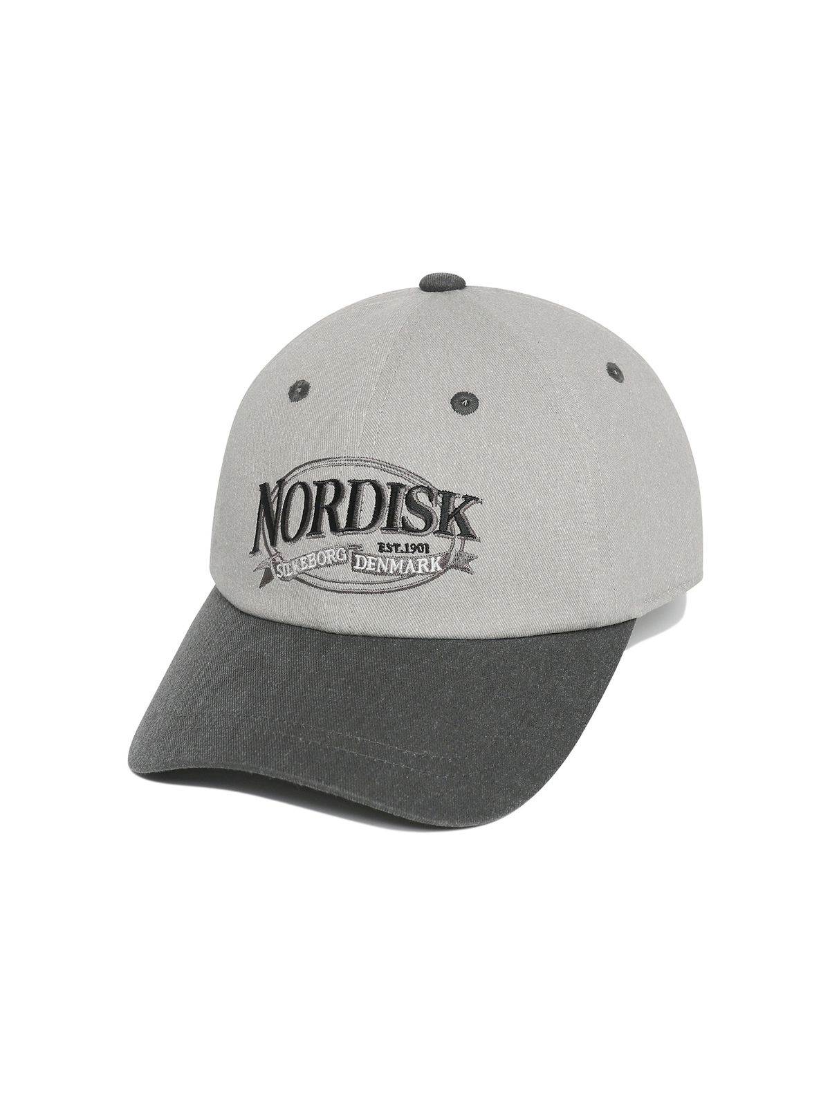 노르디스크(NORDISK) [비메이트] 그래픽 로고 볼캡_Charcoal