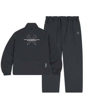 플리스 나일론 리버서블 셋업 (블랙)