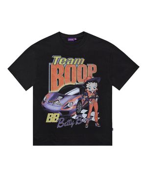 [베티붑] 레이싱 티셔츠 - 블랙