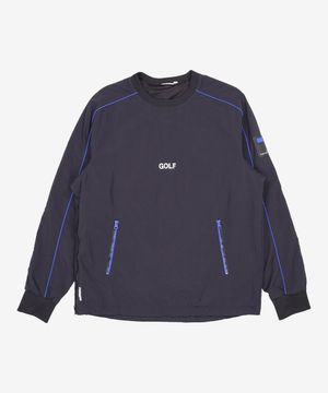 Piping detail Woven Sweatshirt_L4TAW22011BKX XL