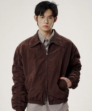 립스탑 라이트 윈드브레이커 자켓 - 브라운