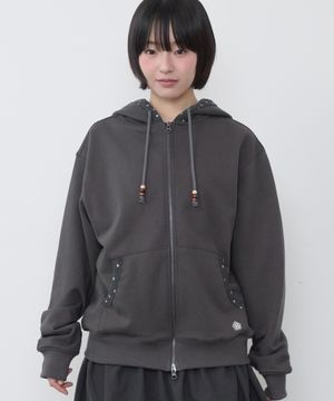 스타 하우스 후드집업 [차콜]