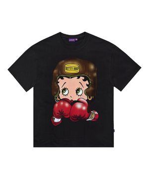 [베티붑] 복서 티셔츠 - 블랙