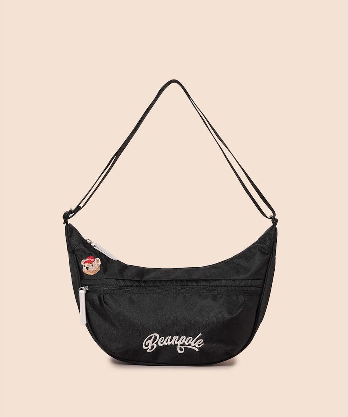 빈폴 키즈(BEANPOLE KIDS) 곰돌이 솔리드 호보 크로스백  블랙 (BI61D2U535) (BI61D2U535)