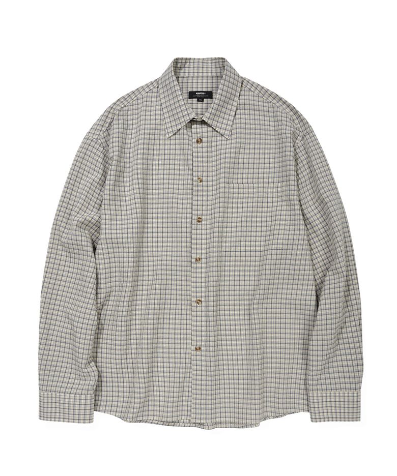 VINTAGE CHECK SHIRTS (CREAM)