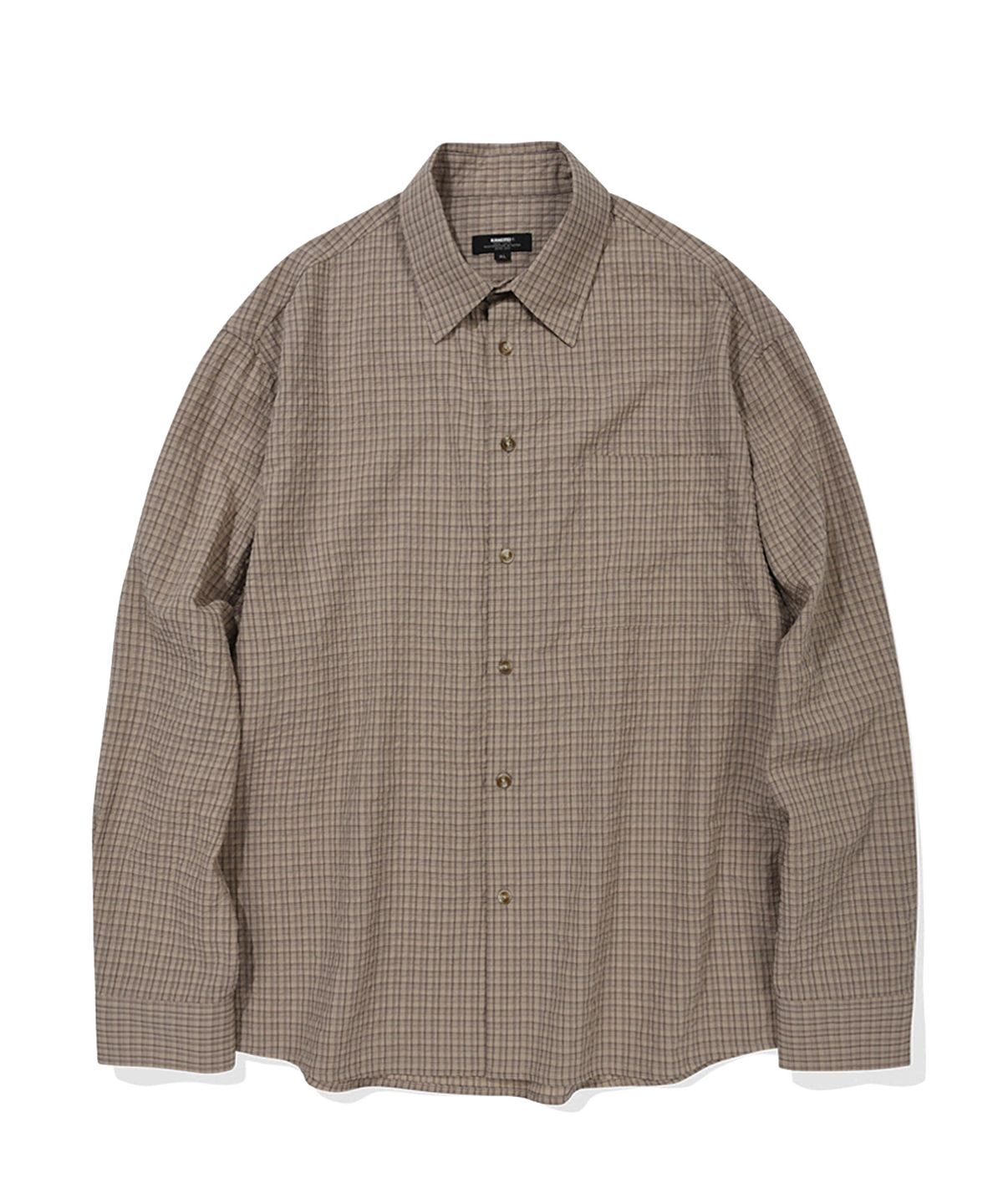 카네이테이(KANEITEI) VINTAGE CHECK SHIRTS (BEIGE)