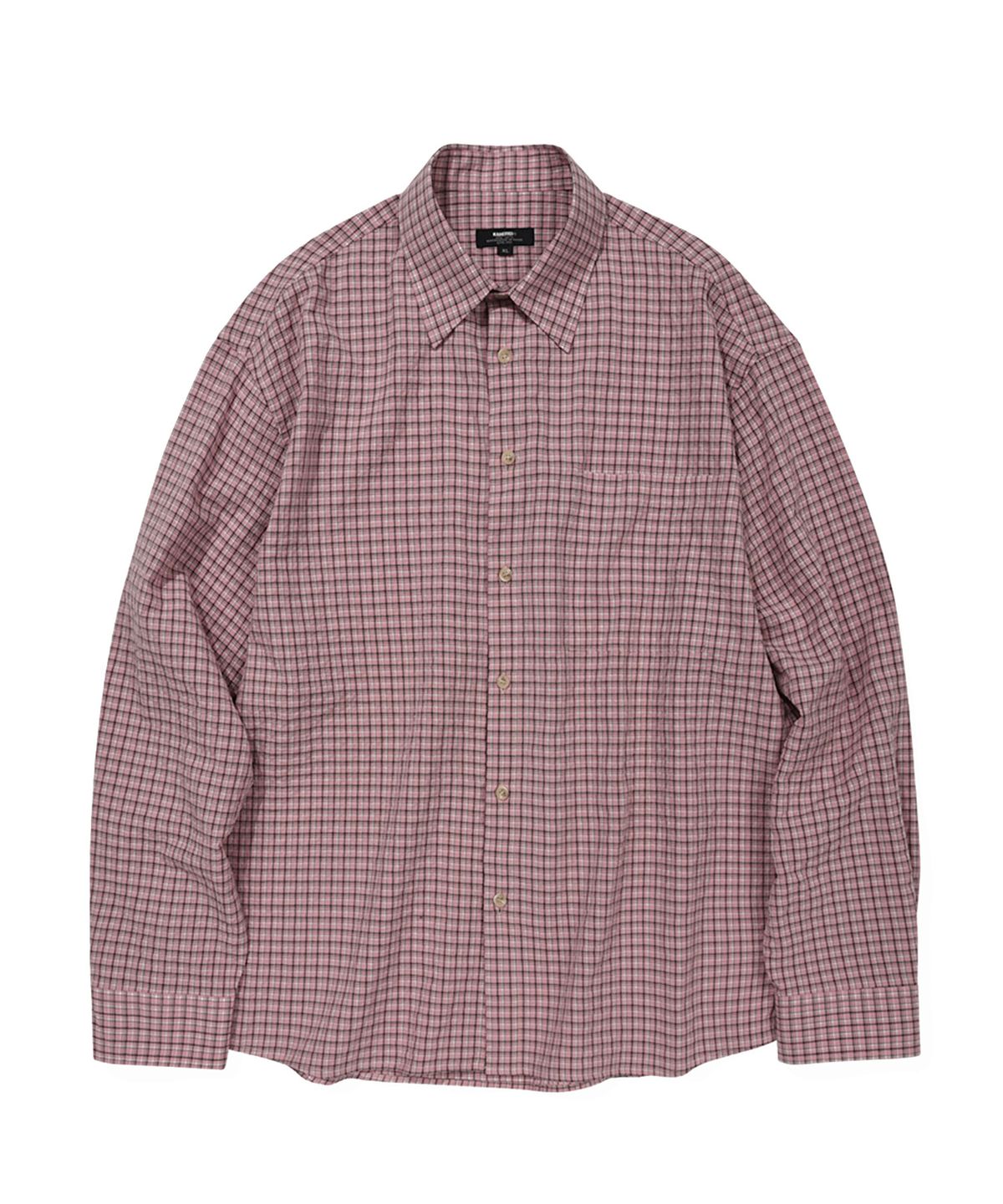 카네이테이(KANEITEI) VINTAGE CHECK SHIRTS (PINK)