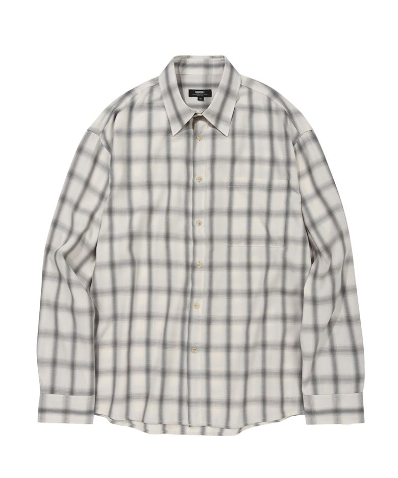 MILD CHECK SHIRTS (PALE GRAY)