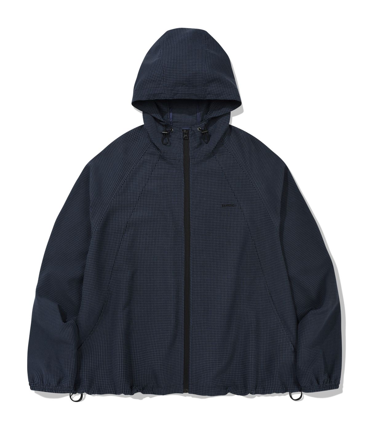 카네이테이(KANEITEI) SHADOW SHEER CHECK JACKET (NAVY)