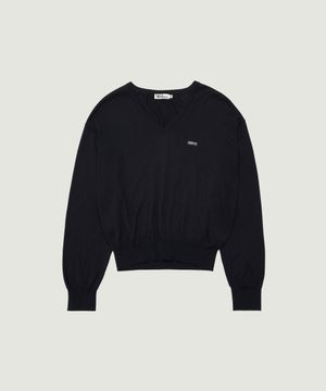 CANOPY V-NECK KNIT (NAVY)