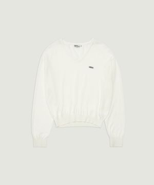 CANOPY V-NECK KNIT (IVORY)