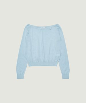 JUNO OFF-SHOULDER KNIT (LIGHT BLUE)