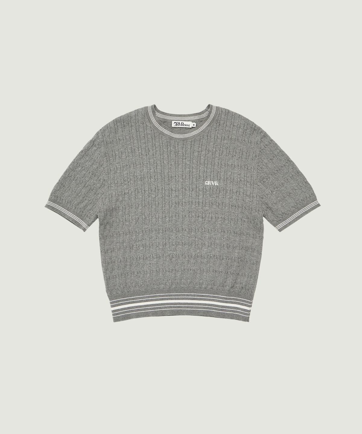 그로브(GROVE) FREEN H/S KNIT (GRAY)