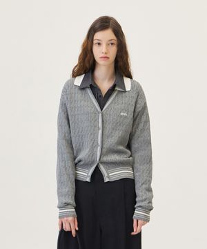 FREEN KNIT CARDIGAN (GRAY)